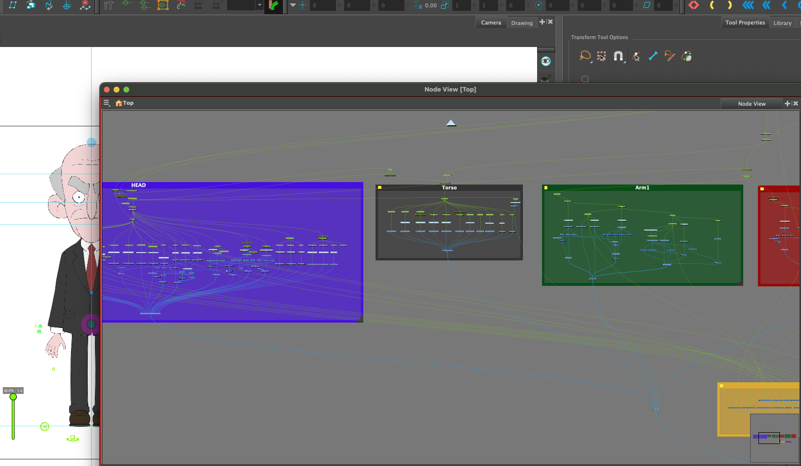 Rig Controls ToonBoom